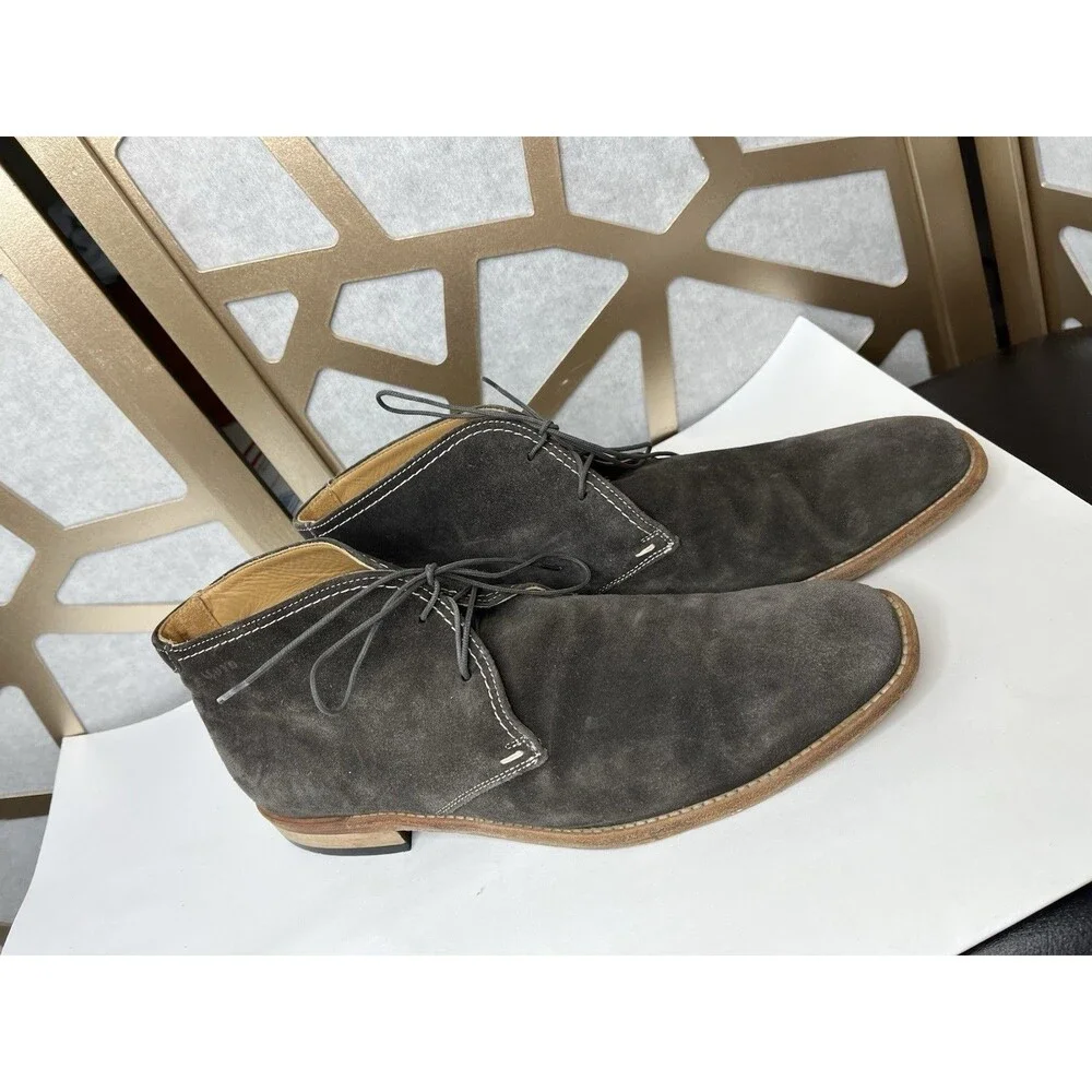 Lloyd Germany Classic Heras Suede Leather Men Chukka Boots Sz Uk 9 Us 10